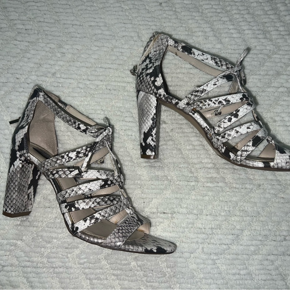 Alfani women’s heels snake print